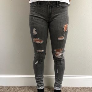 Grey Hollister jeans